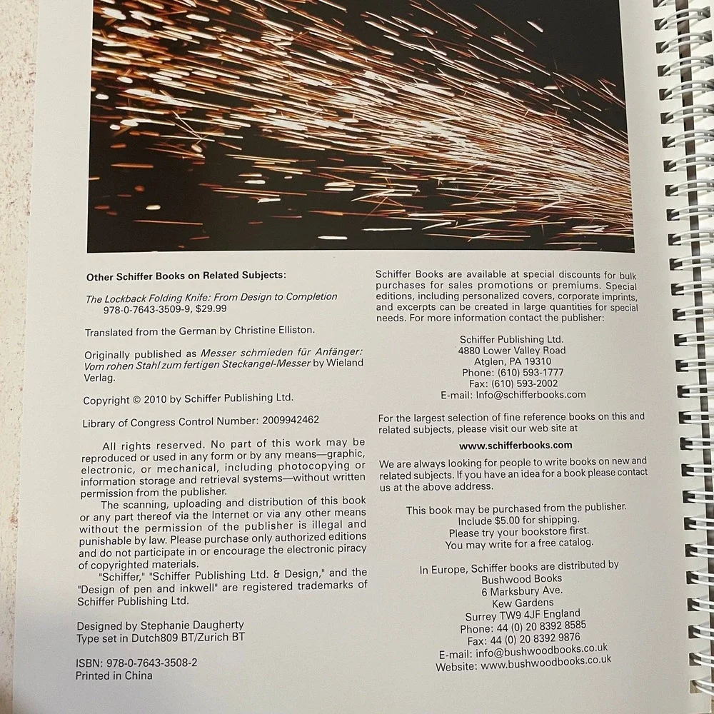 Basic Knife Making‎ – Schiffer Publishing Book